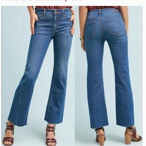 Pilcro & the letterpress high rise crop flare leg Size 28